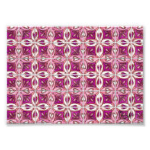 Pink Tile Design 2 - Hearts Photo