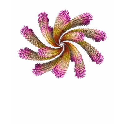 'Pink Tip Swirl' T-shirt by SBricker