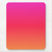 Pink to Orange Mouse Pad
