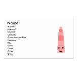 Pink tower business cards