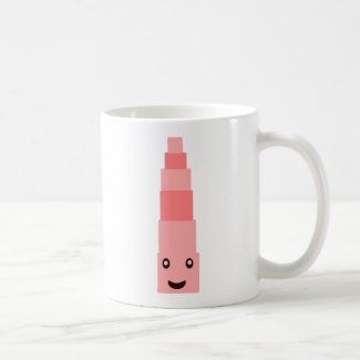 "Pink tower" Monterssori Classic White Coffee Mug