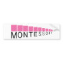Pink Tower Montessori Bumper Sticker