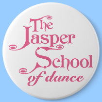 Pink Traditional Logo Button buttons