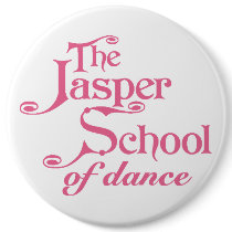 Pink Traditional Logo Button