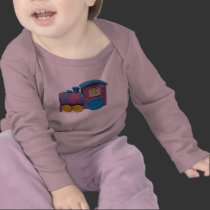 Pink Train Infant's Shirt by dduhaime55 Pink Train Infant's Shirt