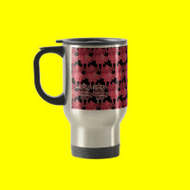 Pink Traveling ELEPHANTS mugs