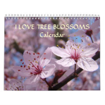 Pink Tree Blossoms Calendar White Blossoms Apple
