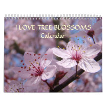 Pink Tree Blossoms Calendar White Blossoms Apple