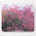 pink trees mousepad by DonnaGrayson pink trees mousepad