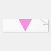 Pink Triangle Bumper Sticker
