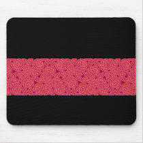 Pink Triangle Knot Band Mousepad mousepads