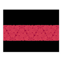 Pink Triangle Knot Band Postcard postcards