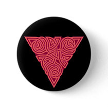 Pink Triangle Knot Round Button buttons