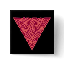 Pink Triangle Knot Square Button buttons