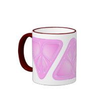 Pink Triangle Peace Mug