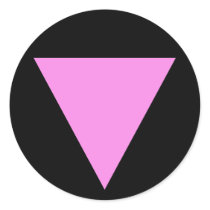 Pink Triangle Sticker stickers