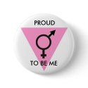 PINK TRIANGLE TRANGENDER, PROUD , TO BE ME buttons by softrainbow30 PINK TRIANGLE TRANGENDER, PROUD , TO BE ME buttons