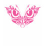 PINK TRIBAL BUTTERFLY