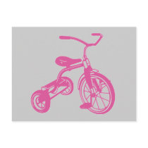 Pink Tricycle Postcards