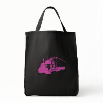 Pink Truck Canvas Bag