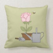 Pink Tulip throwpillow