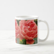 Pink Tulip 'Eros' Double late flowers Coffee Mugs