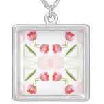Pink Tulip Kaleidoscope Pattern Jewelry