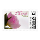 Pink Tulip • March Wedding Stamp