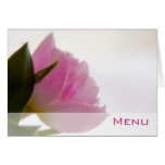 Pink Tulip • Menu Card
