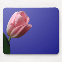 Pink Tulip Mousepad by TDSwhite Pink Tulip Mousepad