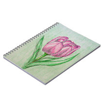 Pink Tulip Note Book