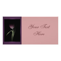 Pink Tulip Photo Card photo cards by norman888 Pink Tulip Photo Card photo cards