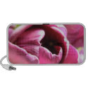 Pink Tulip Portable iphone iPad Speaker doodle