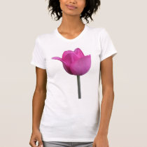 Pink Tulip Tank t-shirts by Quequay Pink Tulip Tank t-shirts