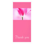 Pink Tulip, Thank you card Rack Cards