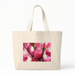 Pink Tulips Canvas Bags