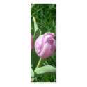 Pink Tulips Bookmark business cards