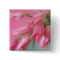 Pink Tulips buttons