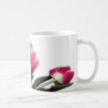 Pink Tulips Coffee Cup Coffee Mug