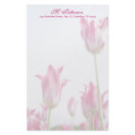 Pink Tulips D2 Soft Background :: Stationery