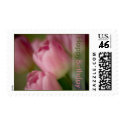 Pink Tulips Medium Birthday Stamp by SabineStGreetings Pink Tulips Medium Birthday Stamp