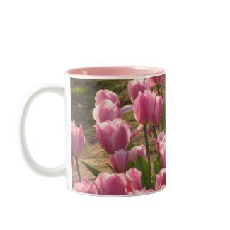 Pink Tulips Mug mug