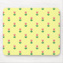 pink tulips pattern mousepad by doonidesigns pink tulips pattern mousepad