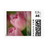 Pink Tulips RSVP Stamp