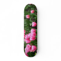 Pink Tulips Skateboard