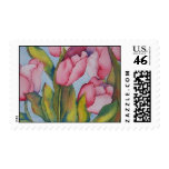 Pink Tulips stamp