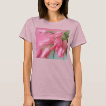 Pink Tulips t-shirts