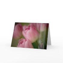 Pink Tulips • Valentine's Day Card