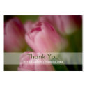 Pink Tulips • Wedding Favor Tag business cards by SabineStGreetings Pink Tulips • Wedding Favor Tag business cards