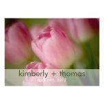 Pink Tulips • Wedding Invitation